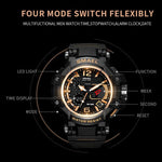 Dual Display Watch - The Mascular™ Men's Casual LED Digital 50M Waterproof Watches