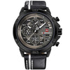 Watches - The Sport™ Waterproof 24 Hour Date Quartz Leather Watch