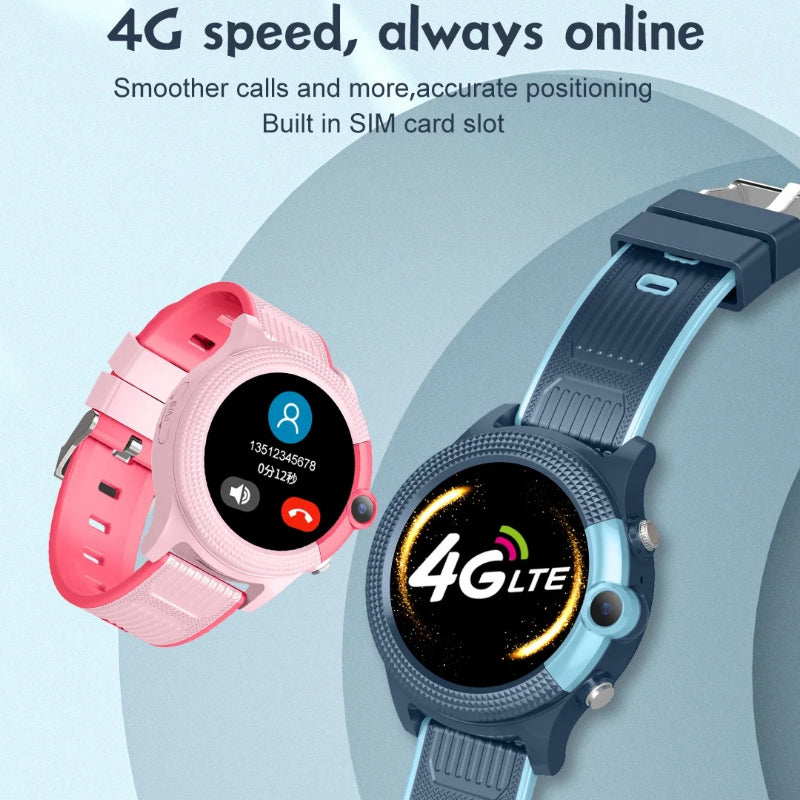 Advanced 4G Kid's Smart Watch with Real-Time GPS Tracking