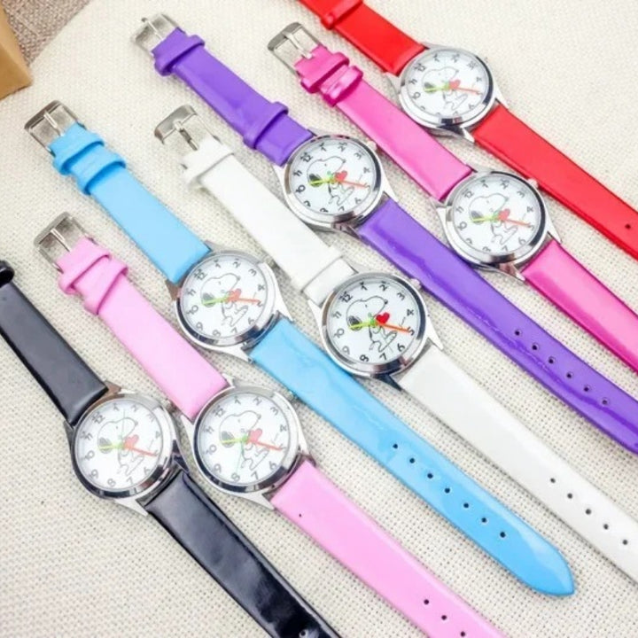 Fun and Colorful Cartoon Character Quartz Watch for Kids