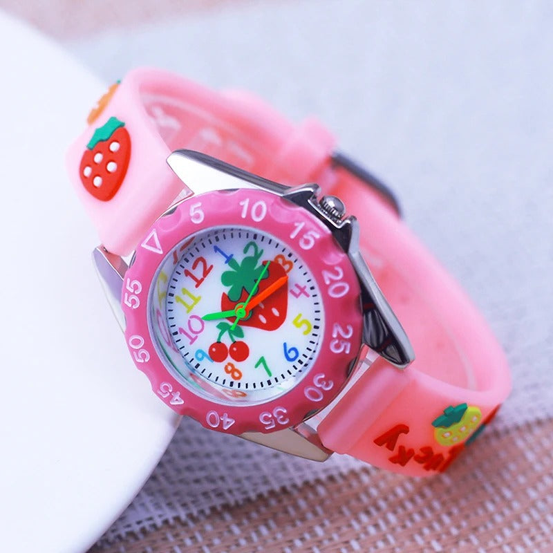Fun and Colorful Fruit Wonderland Kid's Quartz Watches
