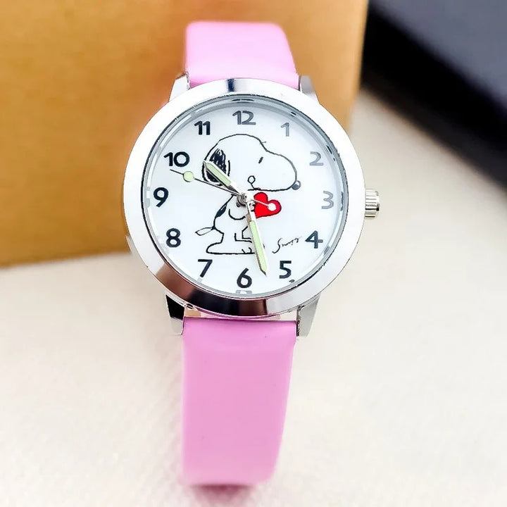 Fun and Colorful Cartoon Character Quartz Watch for Kids