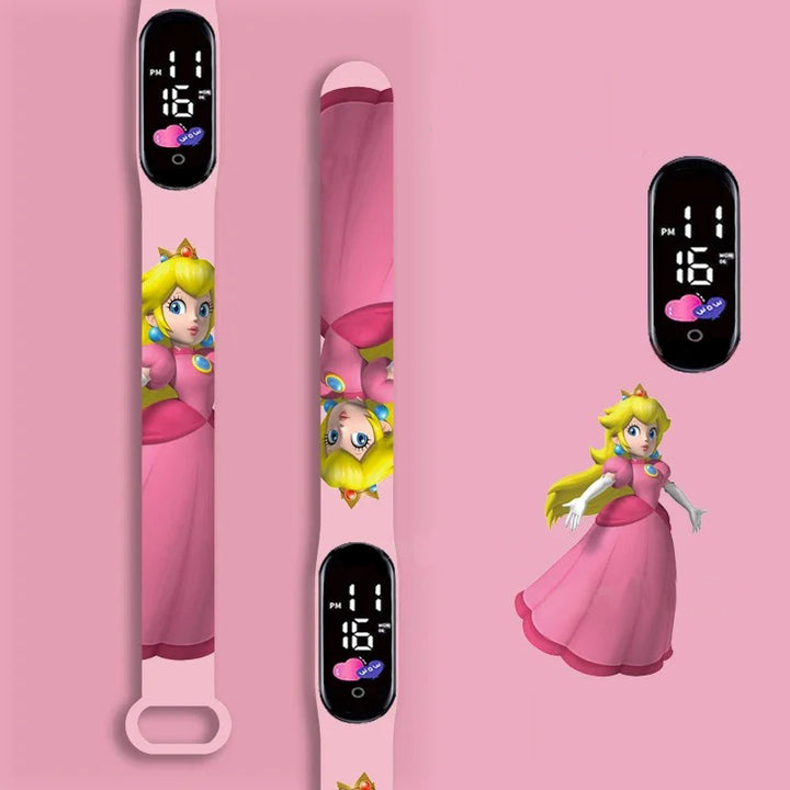 Cartoon Character Design LED Watch for Kids' Daily Wear