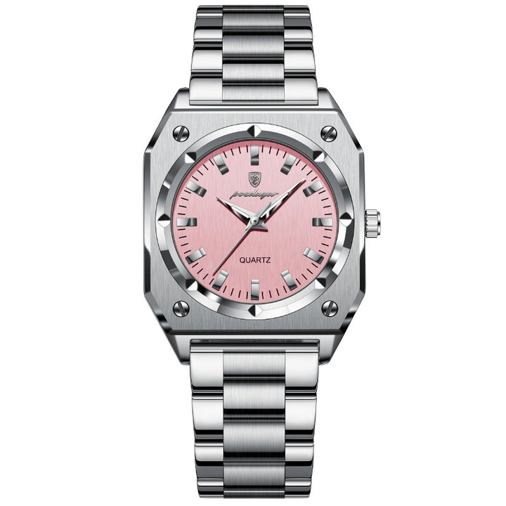 Stainless Steel Women's Luminous Exquisite Dial Quartz Watch