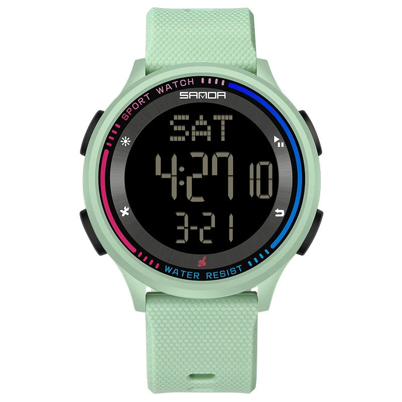 Simple and Stylish Large Luminous Number Digital Watch
