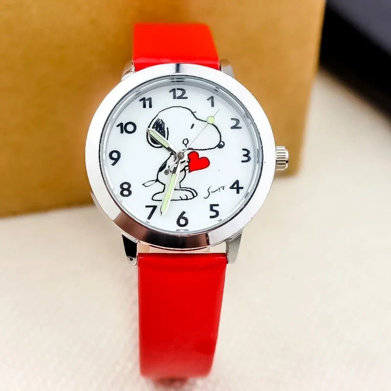Fun and Colorful Cartoon Character Quartz Watch for Kids