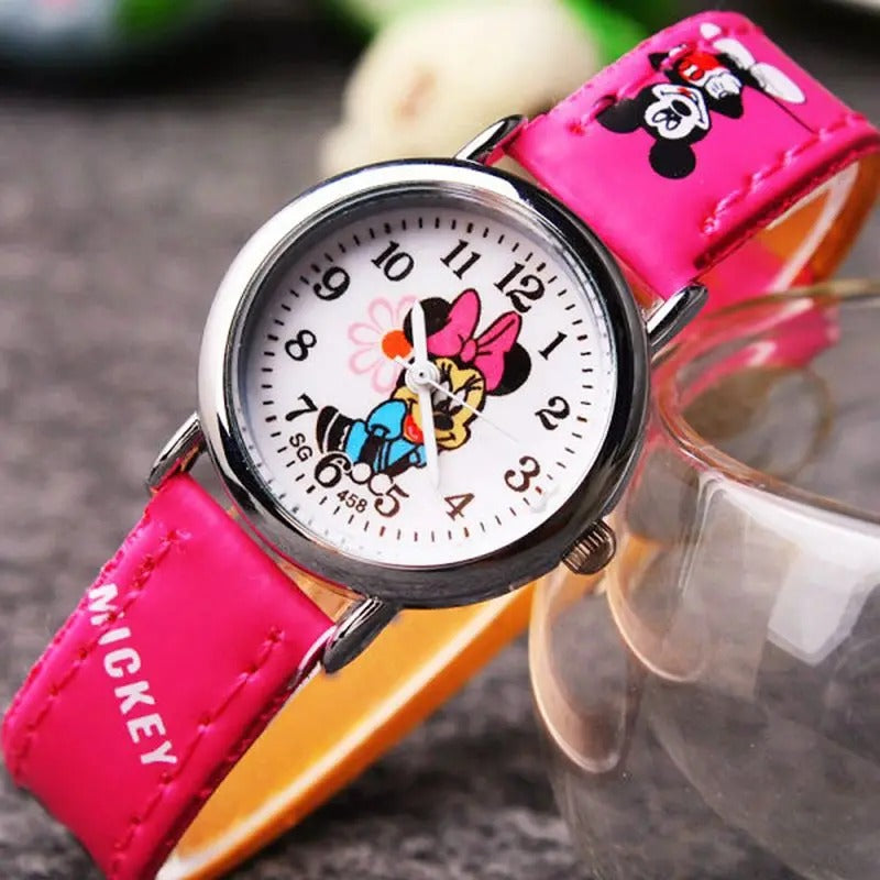 Children's Playful Cartoon Character Analog Quartz Watch
