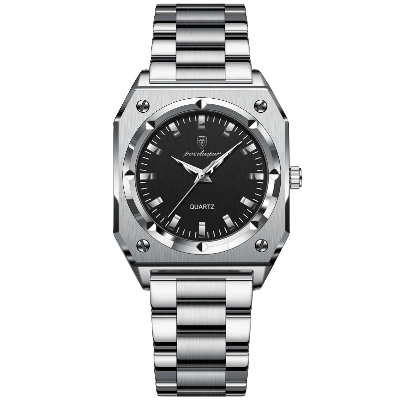 Stainless Steel Women's Luminous Exquisite Dial Quartz Watch