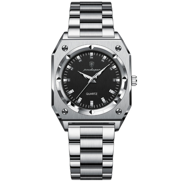 Stainless Steel Women's Luminous Exquisite Dial Quartz Watch