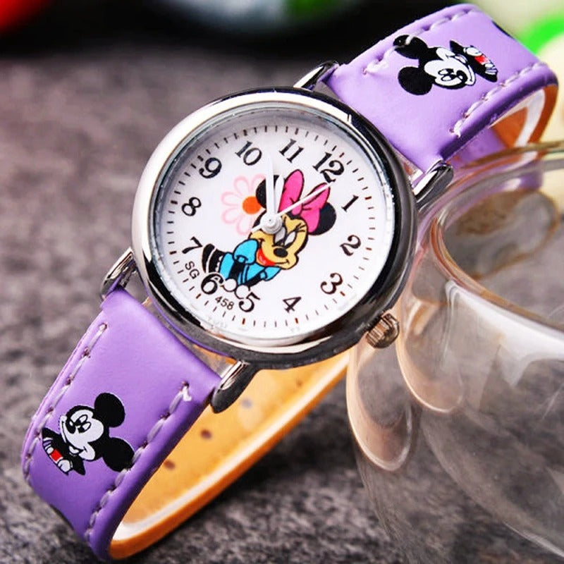 Children's Playful Cartoon Character Analog Quartz Watch