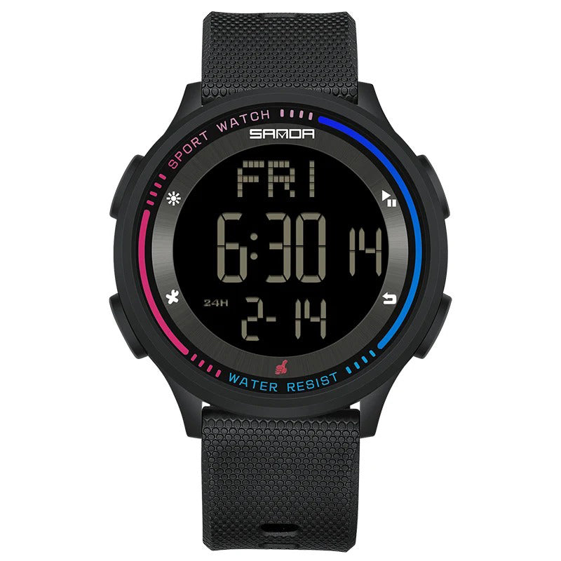 Simple and Stylish Large Luminous Number Digital Watch