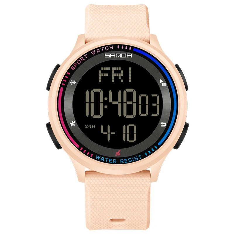 Simple and Stylish Large Luminous Number Digital Watch