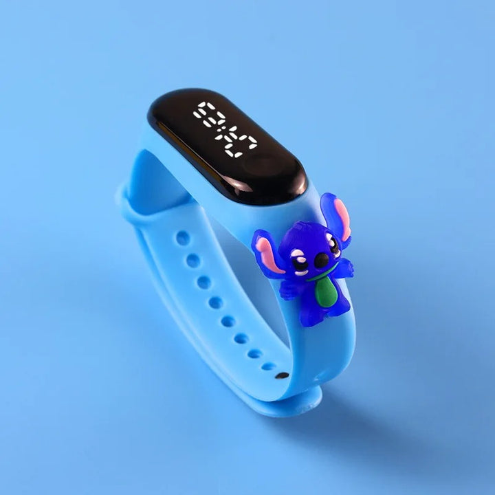 Fun and Easy-to-Read Children's LED Display Wristwatch