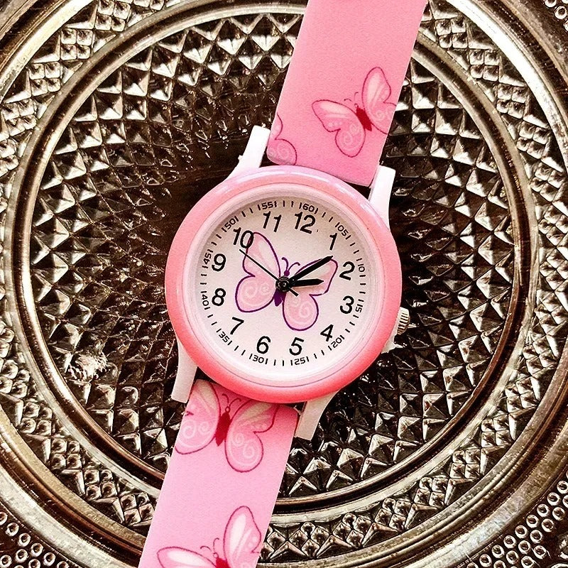Flutter Into Fun with Butterfly Design Quartz Watches for Kids