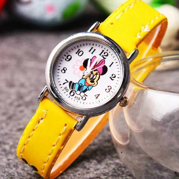 Children's Playful Cartoon Character Analog Quartz Watch