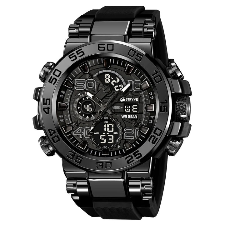 Digital-Analog Cool Luminous Fashion Outdoor Watch for Men