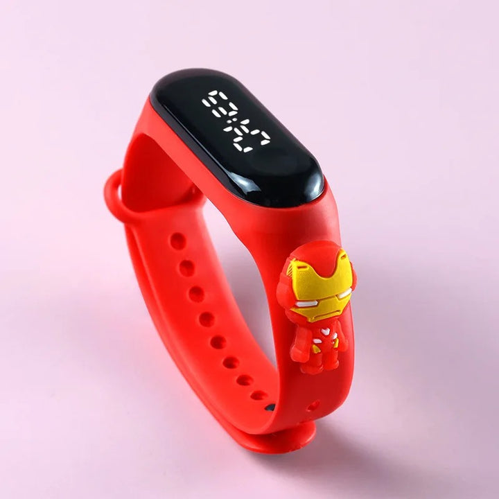 Fun and Easy-to-Read Children's LED Display Wristwatch