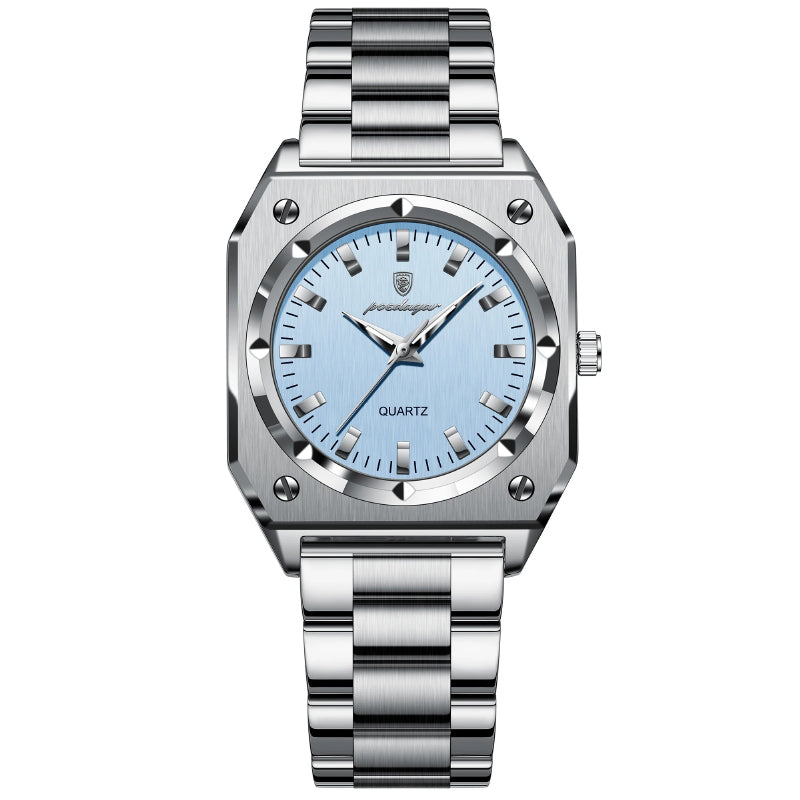 Stainless Steel Women's Luminous Exquisite Dial Quartz Watch