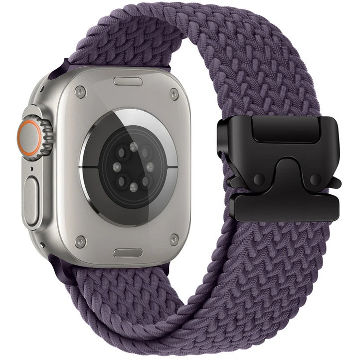 Nylon Elastic Braided Solo Loop Straps for Apple Replacement Watch Band