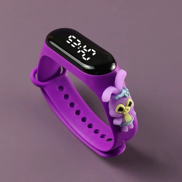 Fun and Easy-to-Read Children's LED Display Wristwatch