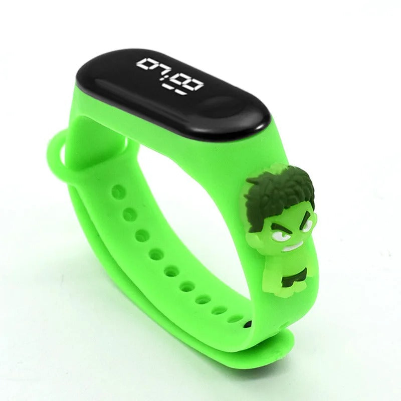 Fun and Easy-to-Read Children's LED Display Wristwatch