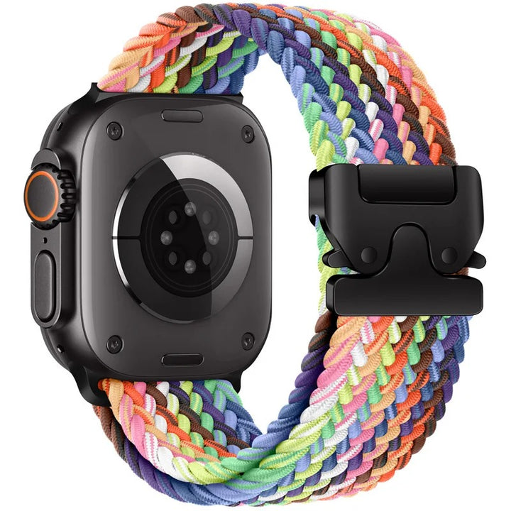 Nylon Elastic Braided Solo Loop Straps for Apple Replacement Watch Band