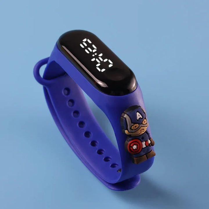 Fun and Easy-to-Read Children's LED Display Wristwatch