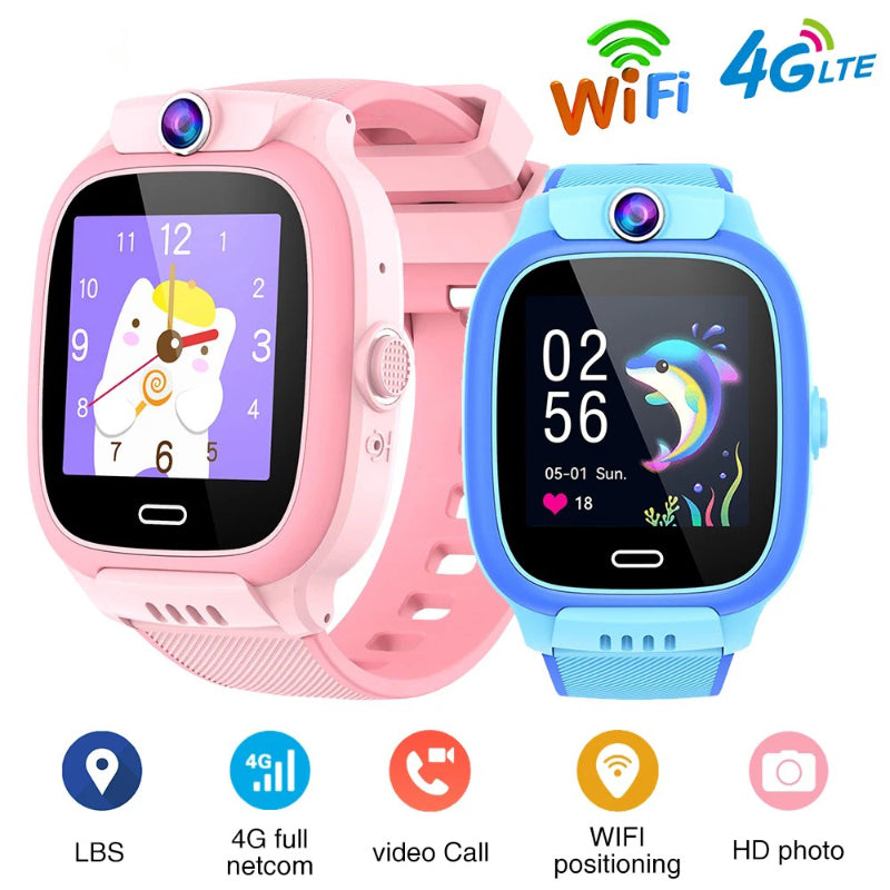 Easy-to-Use Large Screen Children's Smart Phone Watches