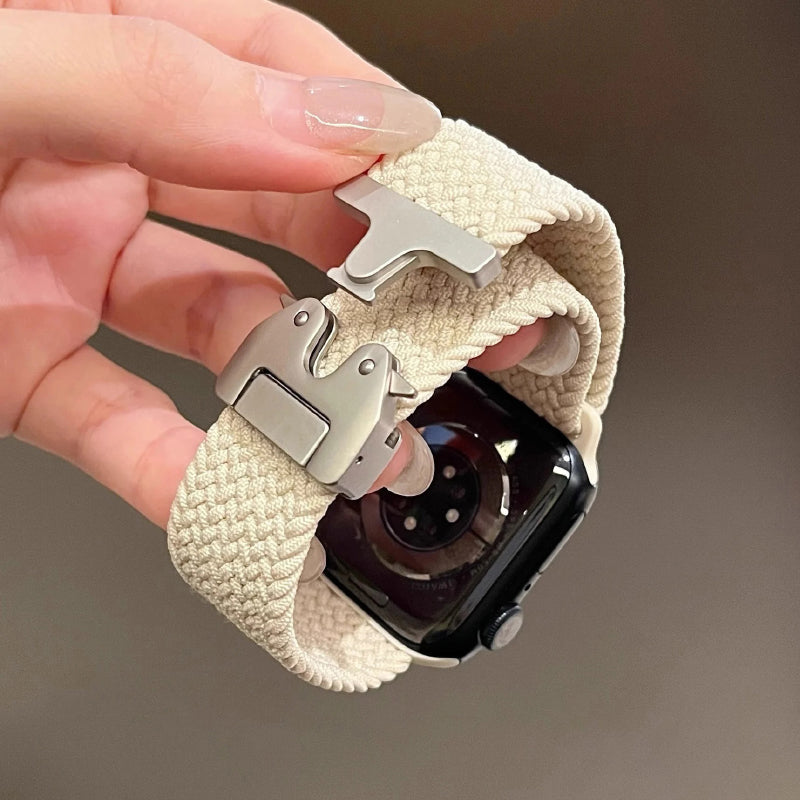 Nylon Elastic Braided Solo Loop Straps for Apple Replacement Watch Band
