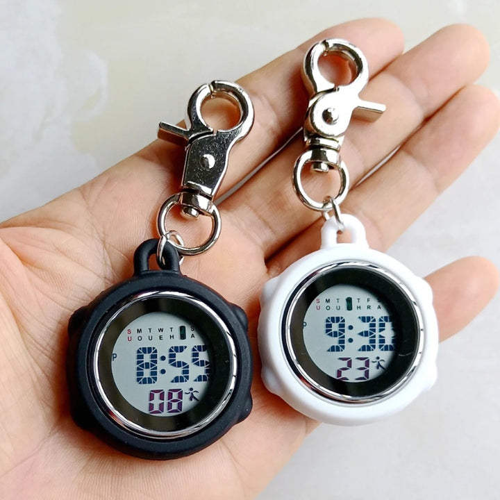 Multifunctional Digital Hanging Carabiner Keychains Pocket Watches