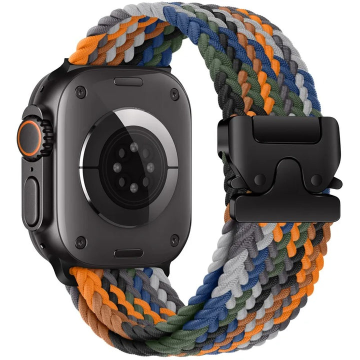 Nylon Elastic Braided Solo Loop Straps for Apple Replacement Watch Band