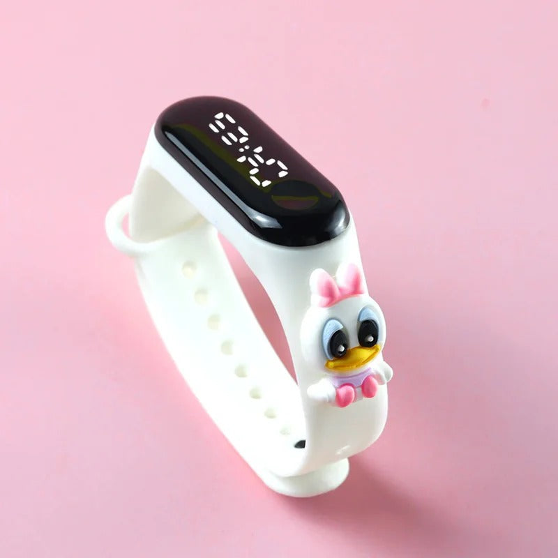 Fun and Easy-to-Read Children's LED Display Wristwatch