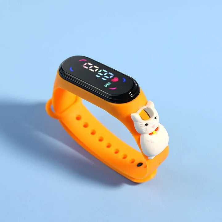 Fun and Easy-to-Read Children's LED Display Wristwatch