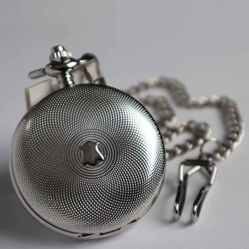Unique Double-Side Open Case Design Mechanical Pocket Watch