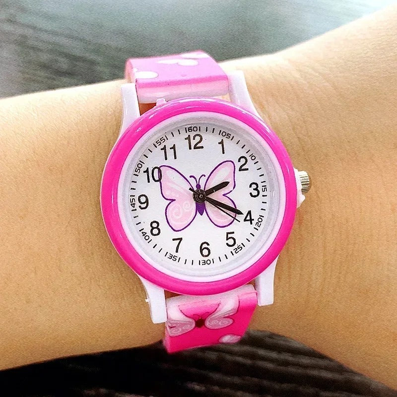 Flutter Into Fun with Butterfly Design Quartz Watches for Kids
