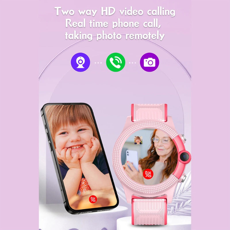 Advanced 4G Kid's Smart Watch with Real-Time GPS Tracking