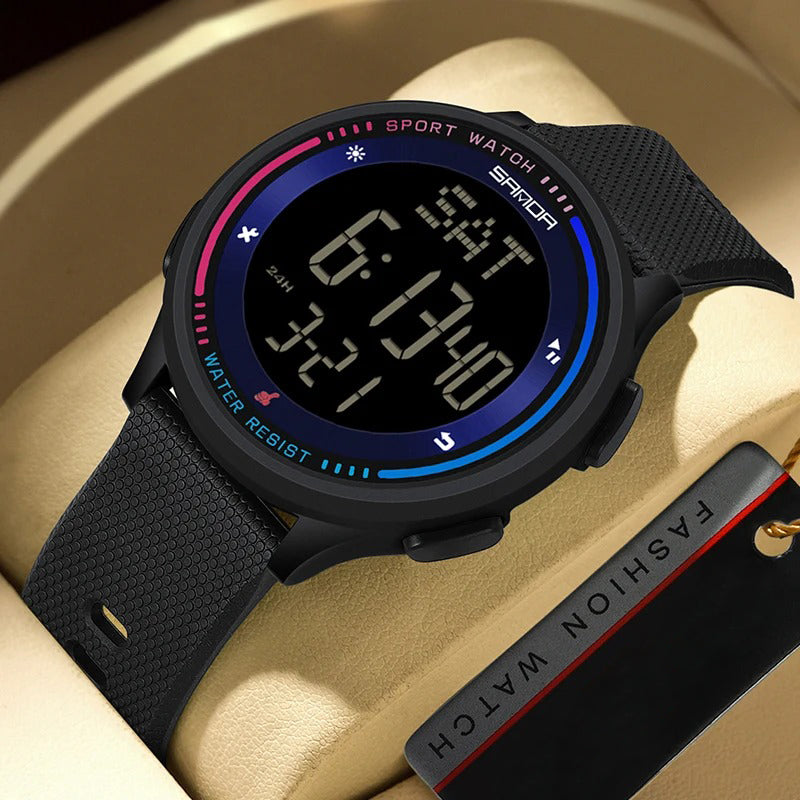 Simple and Stylish Large Luminous Number Digital Watch