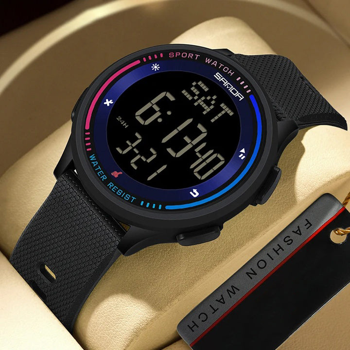 Simple and Stylish Large Luminous Number Digital Watch