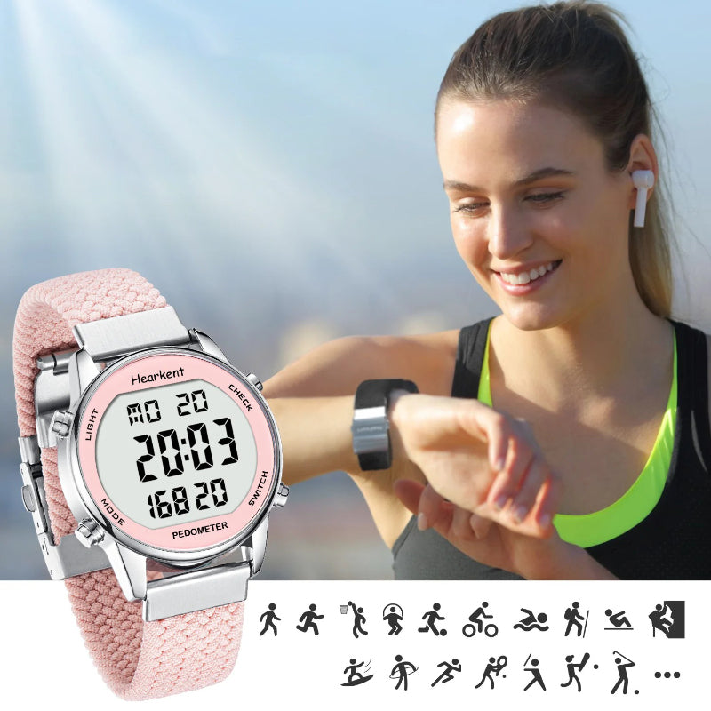 Multi-Function Digital Pedometer Sport Watch for Active Lifestyles