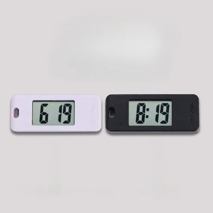 Travel-Friendly Portable Small Digital Hanging Keychain Watch