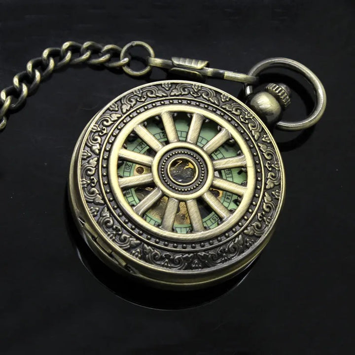 Luminous Antique Steampunk Mechanical Pocket Watch