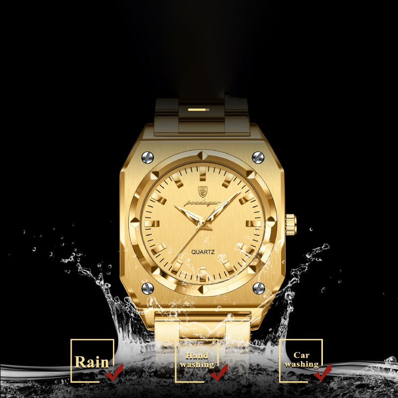 Stainless Steel Women's Luminous Exquisite Dial Quartz Watch