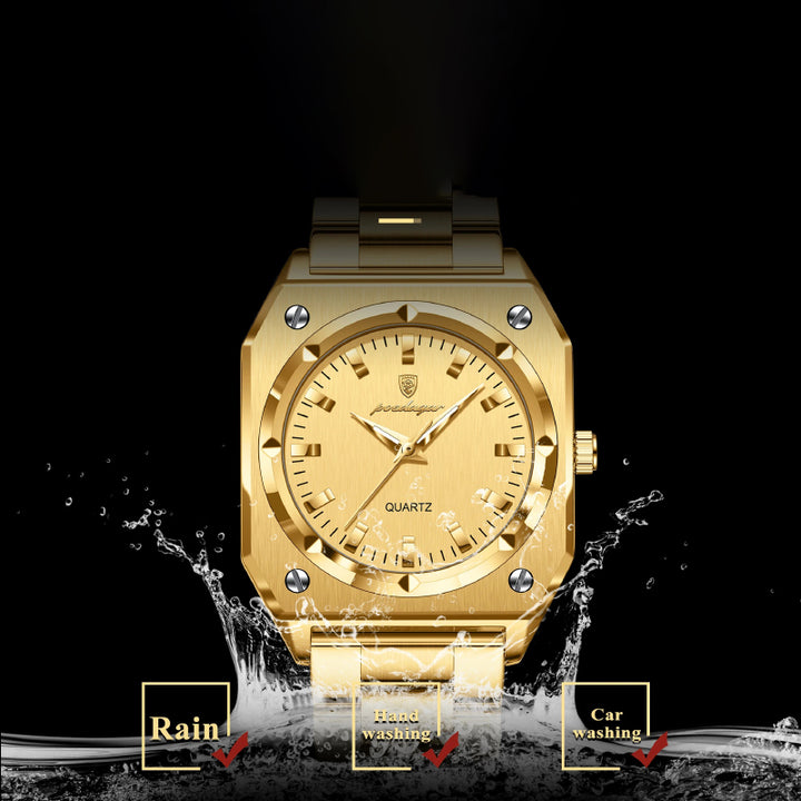 Stainless Steel Women's Luminous Exquisite Dial Quartz Watch