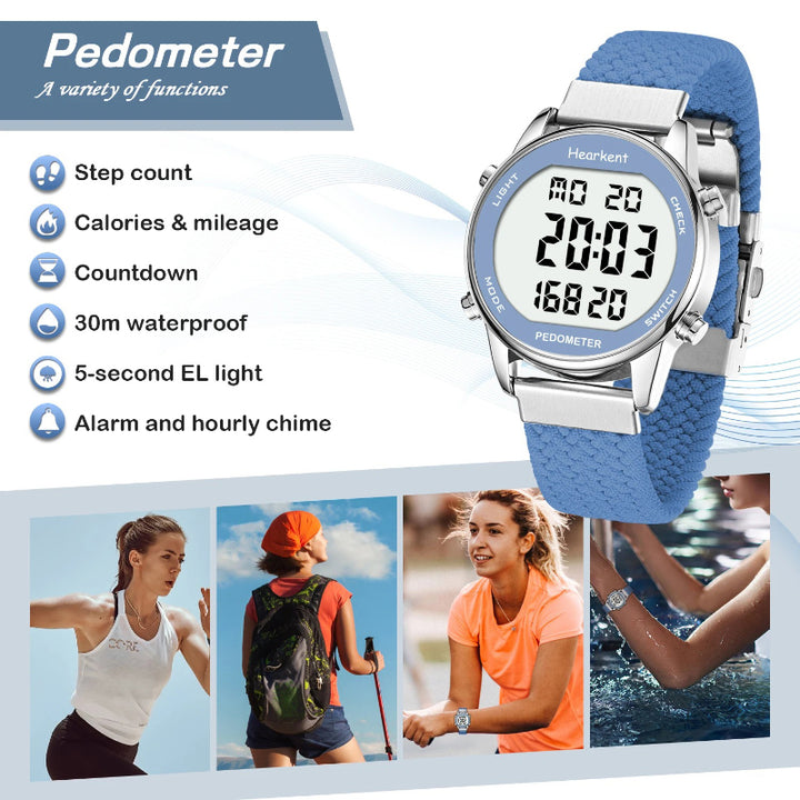 Multi-Function Digital Pedometer Sport Watch for Active Lifestyles