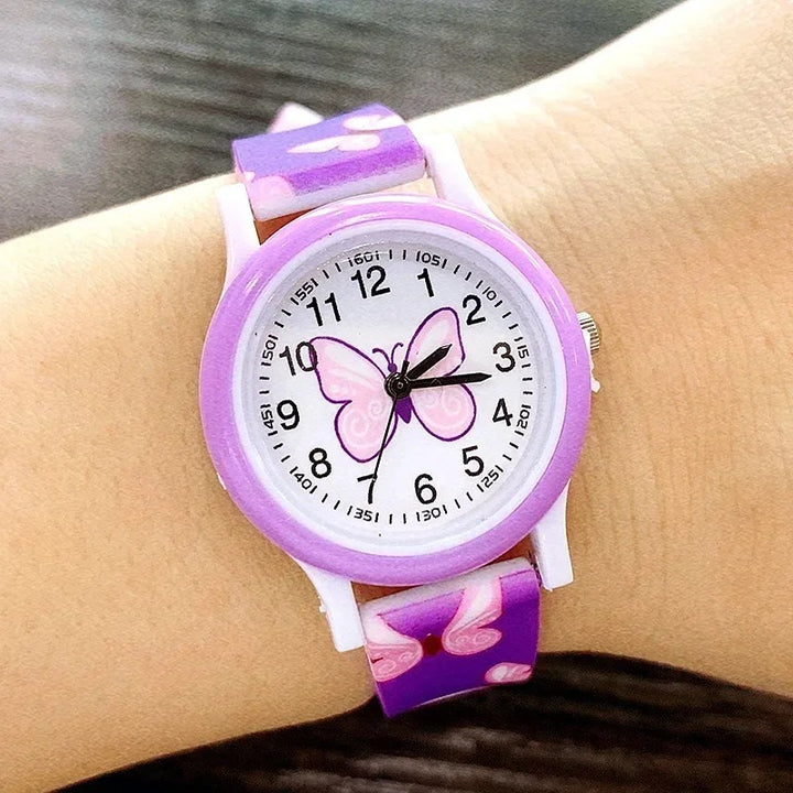 Flutter Into Fun with Butterfly Design Quartz Watches for Kids