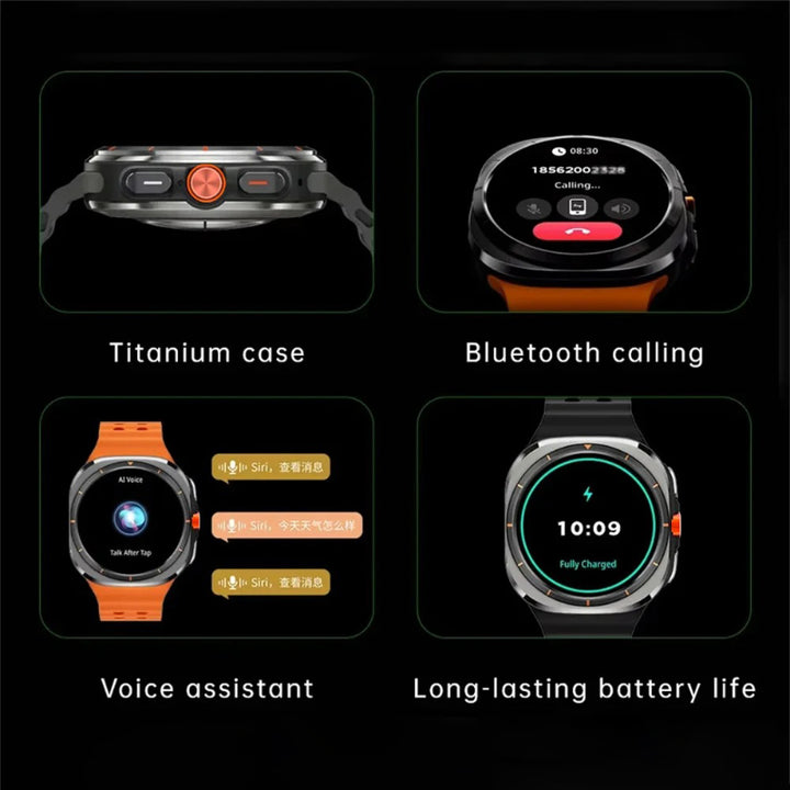 Ultimate Fitness and Health Tracker Bluetooth Smart Watches For Men