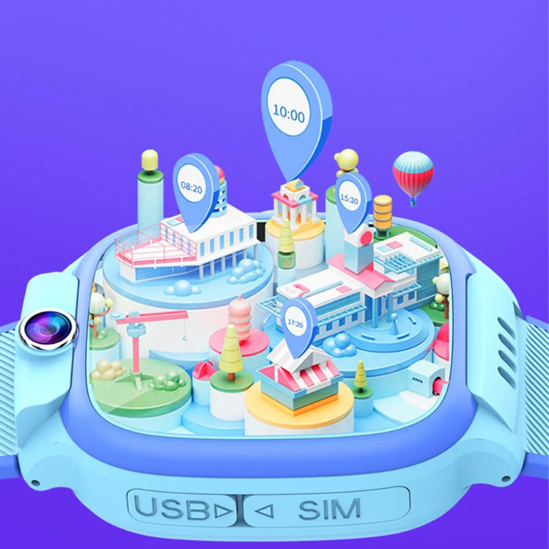 Easy-to-Use Large Screen Children's Smart Phone Watches