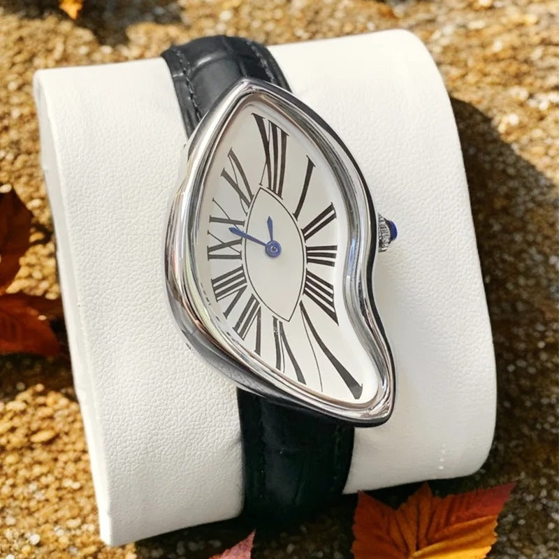 Distinctive Design Roman Numeral Quartz Watch for Women