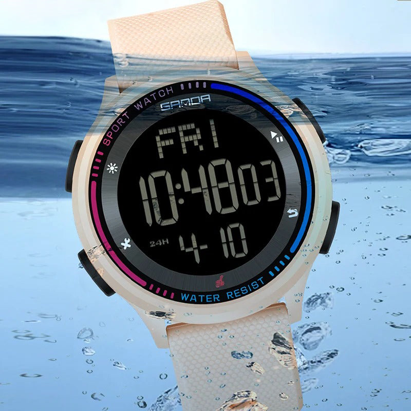 Simple and Stylish Large Luminous Number Digital Watch