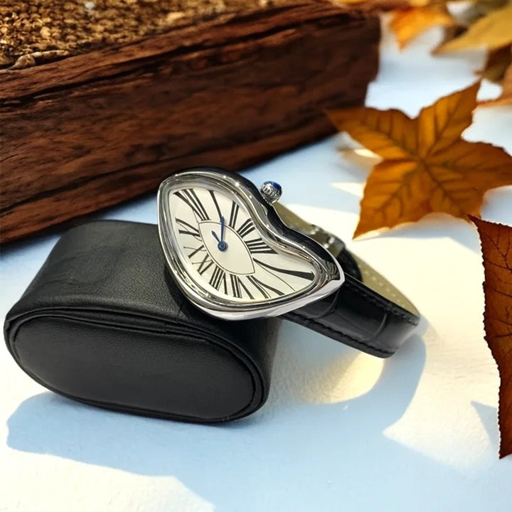 Distinctive Design Roman Numeral Quartz Watch for Women